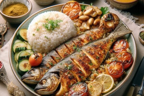 Jeuhn Designer-63-600x400 Step-by-Step Recipe for Egyptian Samak Mashwi: Grilled Fish Delight  