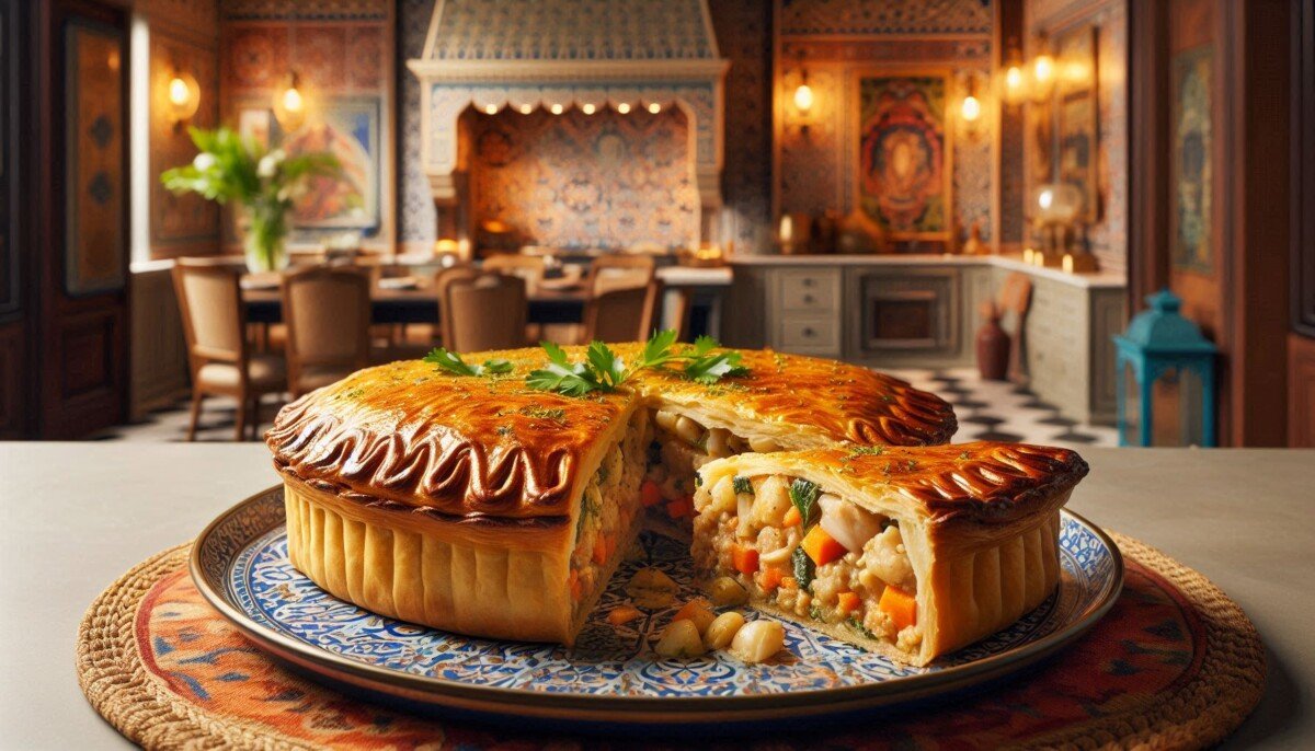 Jeuhn Designer-66-11 Recipe for North African Seafood Pastilla  